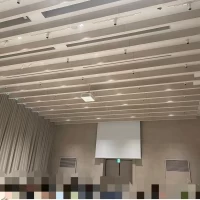 ガーデンが見えない状態の披露宴会場です