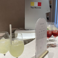 ロビーのウェルカムドリンクです