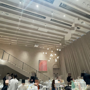 披露宴の電気などの装飾もすてきです|675154さんのニーズ青山 by T&G WEDDING (旧 青山迎賓館)の写真(2478617)