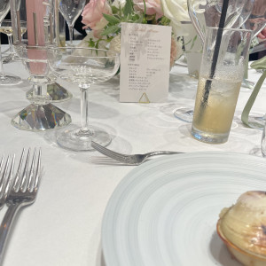 テーブルコーディネートも可愛らしいイメージでした|675154さんのニーズ青山 by T&G WEDDING (旧 青山迎賓館)の写真(2478629)