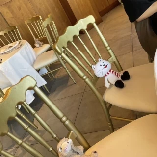 後に、新郎新婦が訪れる席