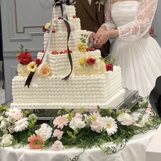 ケーキ入刀