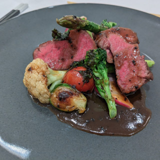 試食のお肉