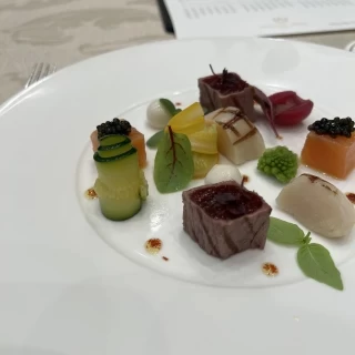 試食で頂いたプレートです。