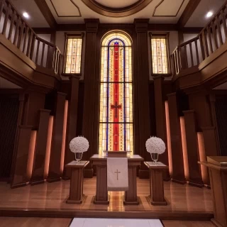 チャペル奥の雰囲気