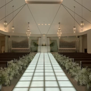 光が差した時のチャペル