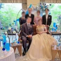 メインテーブルにて写真タイム
ソファ席にして満足です