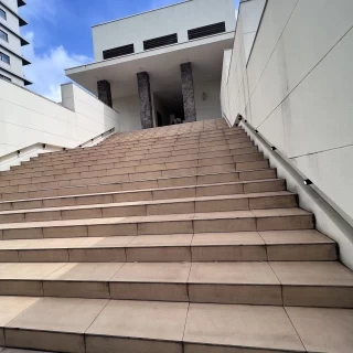チャペル前の大階段