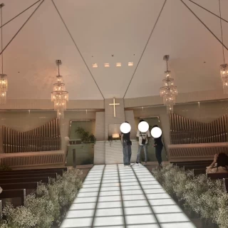 開放感のあるチャペル