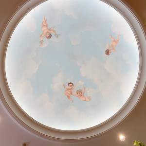 デザートブュッフェ会場の天井です。|676042さんのピエトラ・セレーナの写真(1910229)