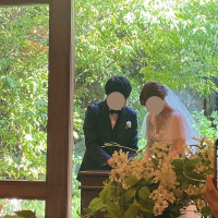 結婚証明書記入中