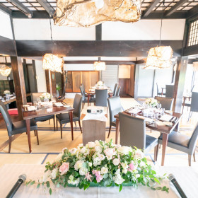 メインテーブルからの景色