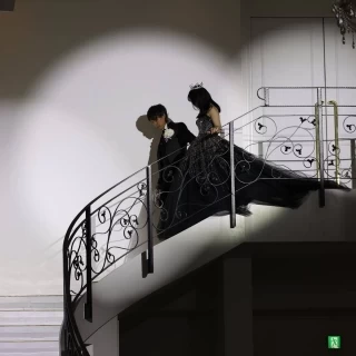 オシャレな階段とってもゴージャスで盛り上がりました