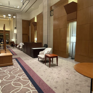 披露宴会場前のスペース|676545さんの浦安ブライトンホテル東京ベイの写真(1912674)