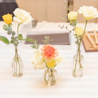 受付のお花