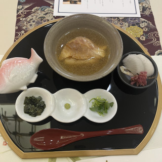鯛茶漬け　米にこだわりあり