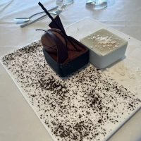 デザートはティラミスを試食しました。