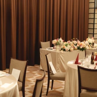 会場装花は理想通りの色合いを実現できました！