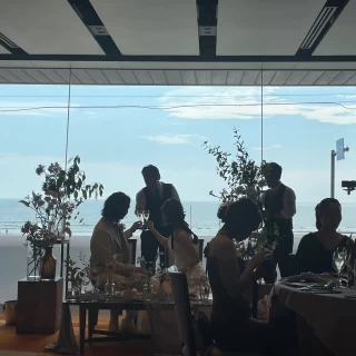 乾杯後の撮影
