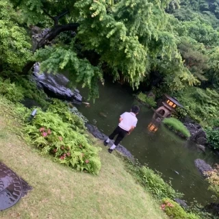出入り自由な庭園