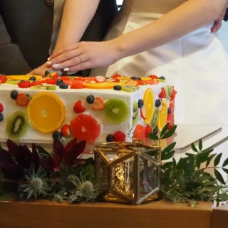 ケーキも可愛かったです！