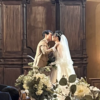 挙式誓いキス