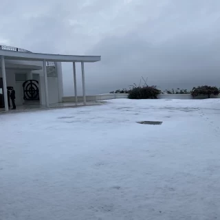 挙式会場に向かう途中の場所です。
