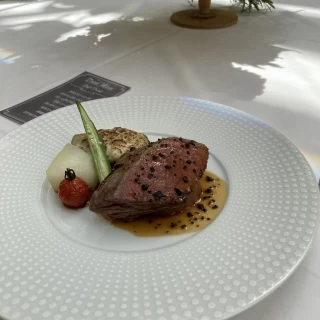 試食でいただいたお肉料理