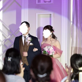 お色直し後、再入場