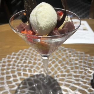 試食のデザート　和洋の考えもなかった組み合わせ