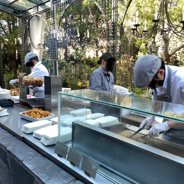 ブッフェの様子