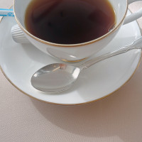 食後のコーヒー。