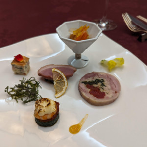 試食時の料理|677688さんのガーデンテラス佐賀 ホテル＆リゾートの写真(2035785)