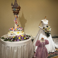 ドレス、ケーキを一式ラプンツェルで揃えられる。