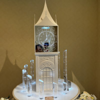 シンデレラ城時計モチーフ。オプションで10万円ほど。