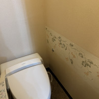 トイレの室内です。
しかし古い感じです。