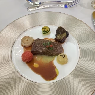 試食の際のお肉料理です。