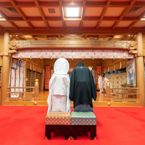 挙式の会場内です。|677878さんの椿大神社 椿会館の写真(1924674)