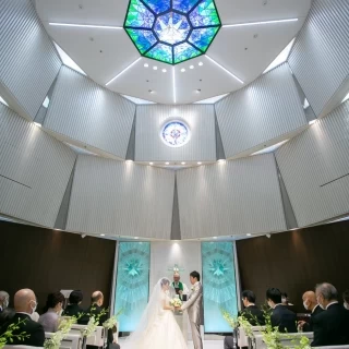 チャペルでの結婚式の様子