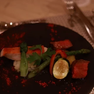 当日のコース料理