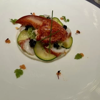 コース料理です。