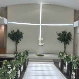 落ち着くチャペルでした