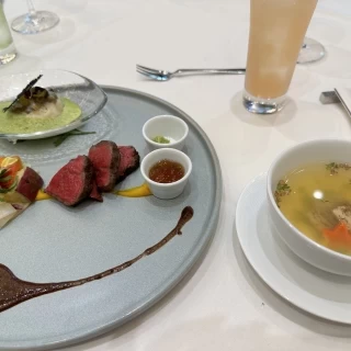 お肉の焼き加減が選べます