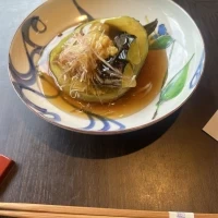 ナスの餡かけ
