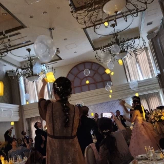 演出でバルーンランタンをやった時の写真です。