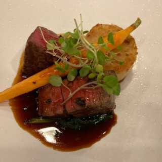お肉料理　出来立てを提供してくださいました