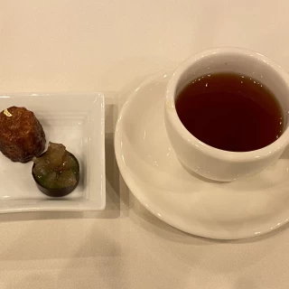 試食のデザート