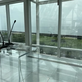新郎新婦からしか見えない、祭壇に上がった際の風景です。