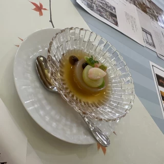 試食　葛豆腐