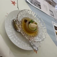 試食　葛豆腐